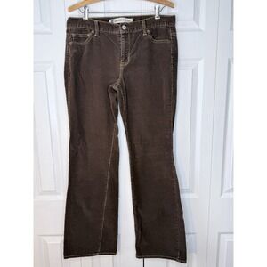 Vintage Gap Brown Corduroy Pants Womens 10 Brown Low Rise Bootcut Y2K
